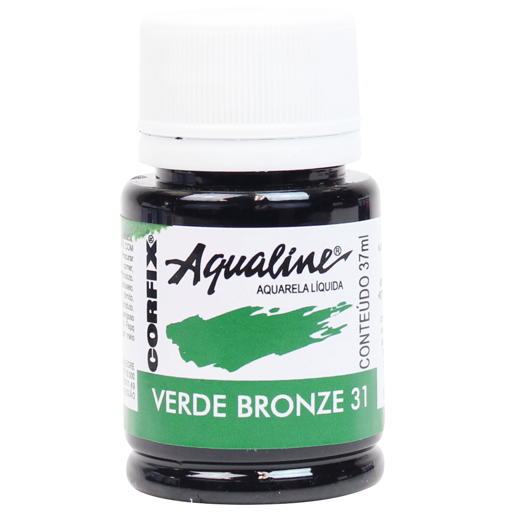 Aqualine Aquarela Líquida 31 Verde Bronze 37ml Corfix